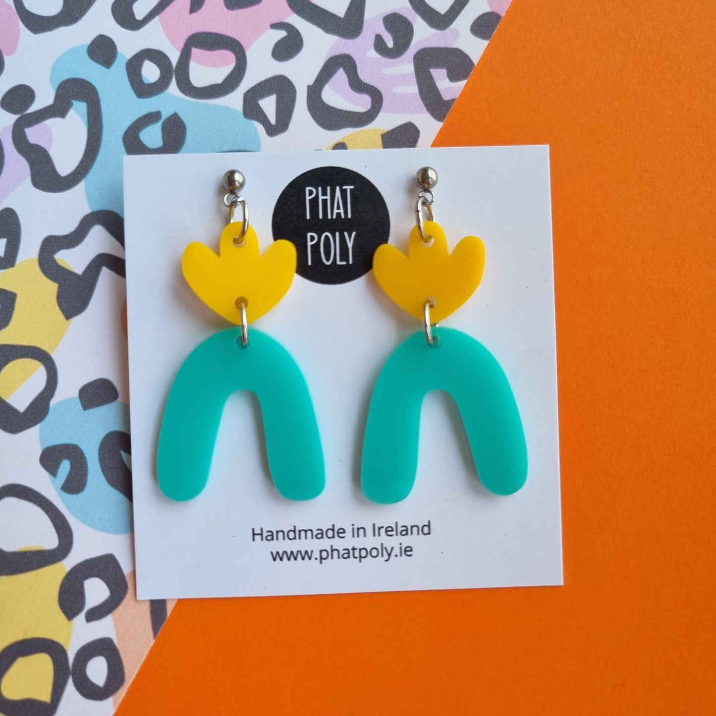 Whitney - Yellow & Teal