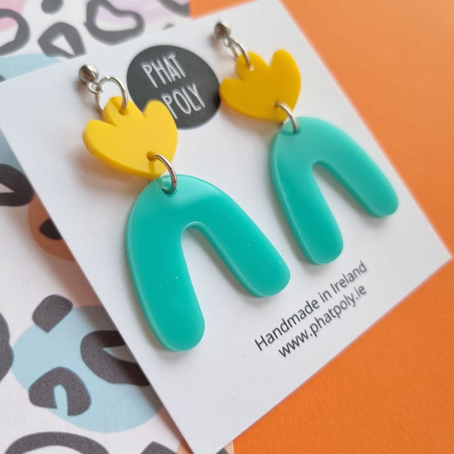 Whitney - Yellow & Teal