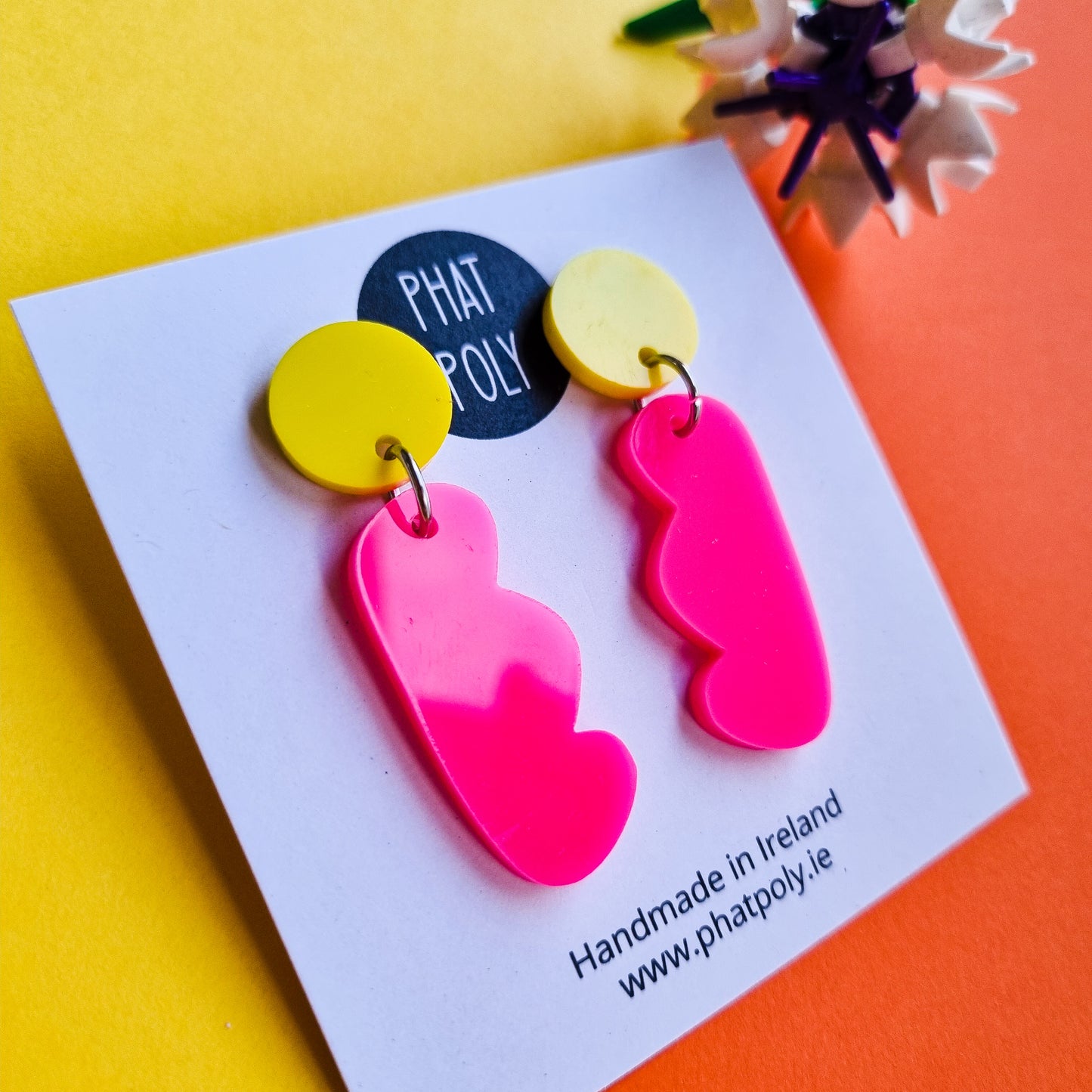 Squiggles - Yellow & Pink