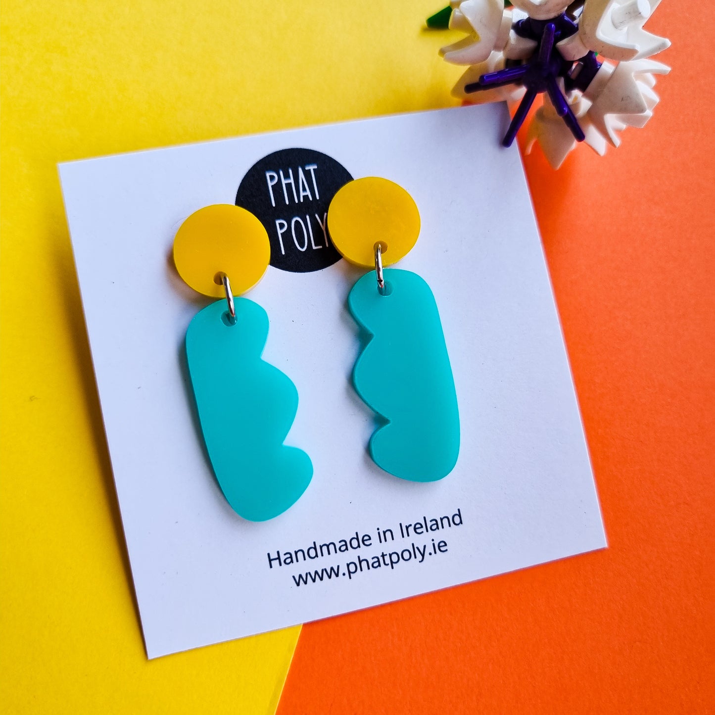 Squiggles - Yellow & Teal