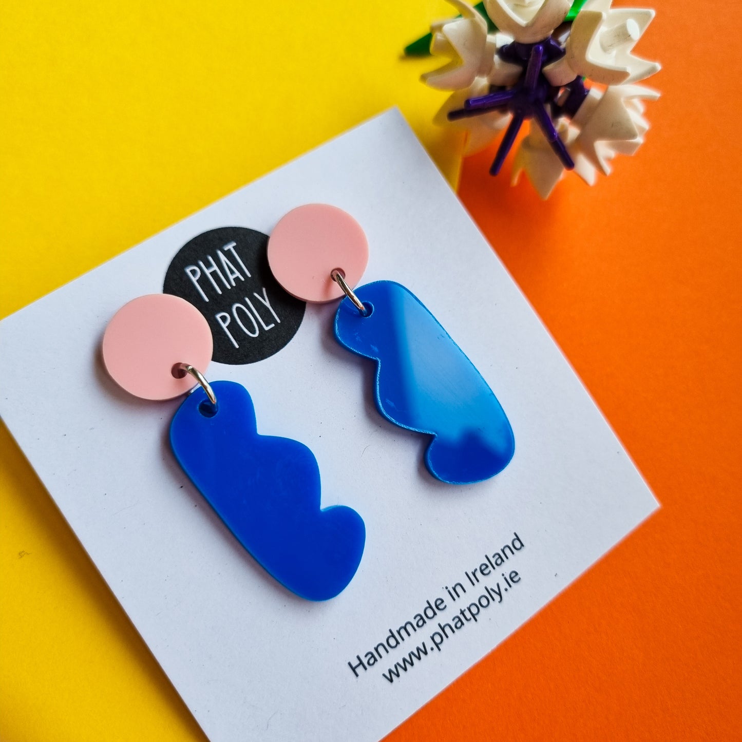 Squiggles - Blush & Blue