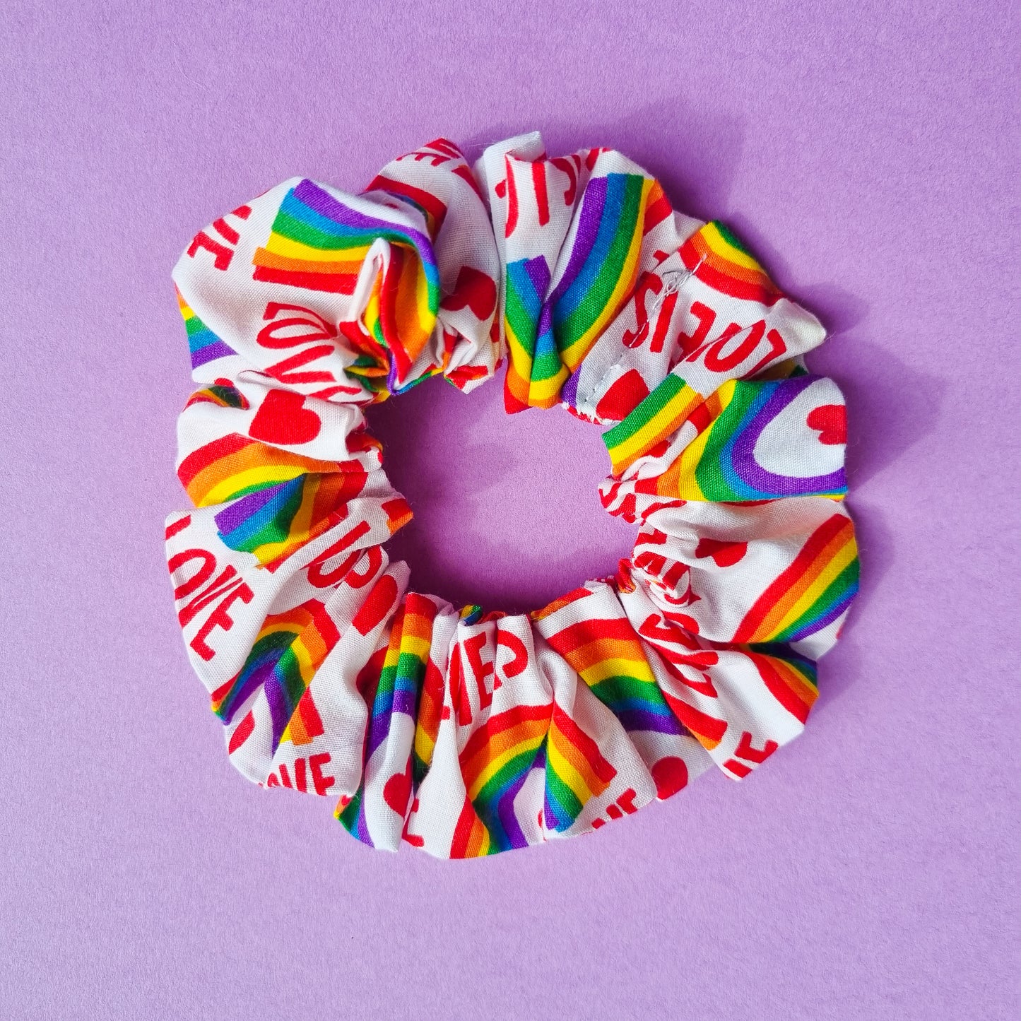 Scrunchie - Rainbow Love